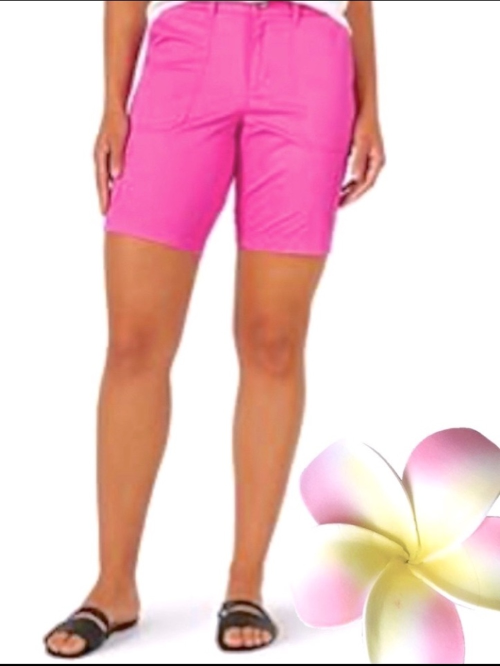 NWT 🦋 LEE Bright Pink Bermuda Shorts | Size: 4 (Medium)